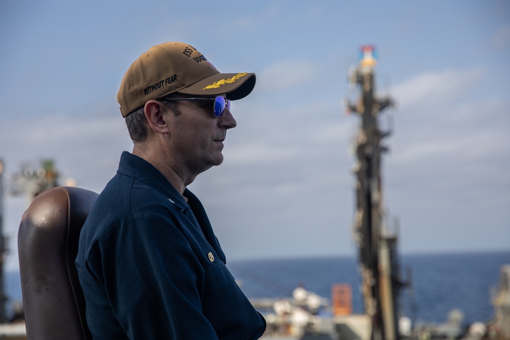 USS Laboon Conducts Replenishment-at-Sea with USNS Kanawha