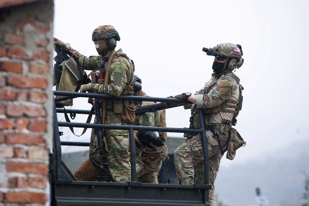NATO Allies demonstrate interoperability during a visit from during a visit from distinguished guests during Trojan Footprint 24