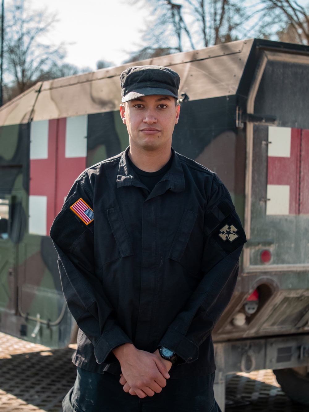 U.S. Army Private 1st Class Nicolas Knull Hones Skills as a Combat Medic