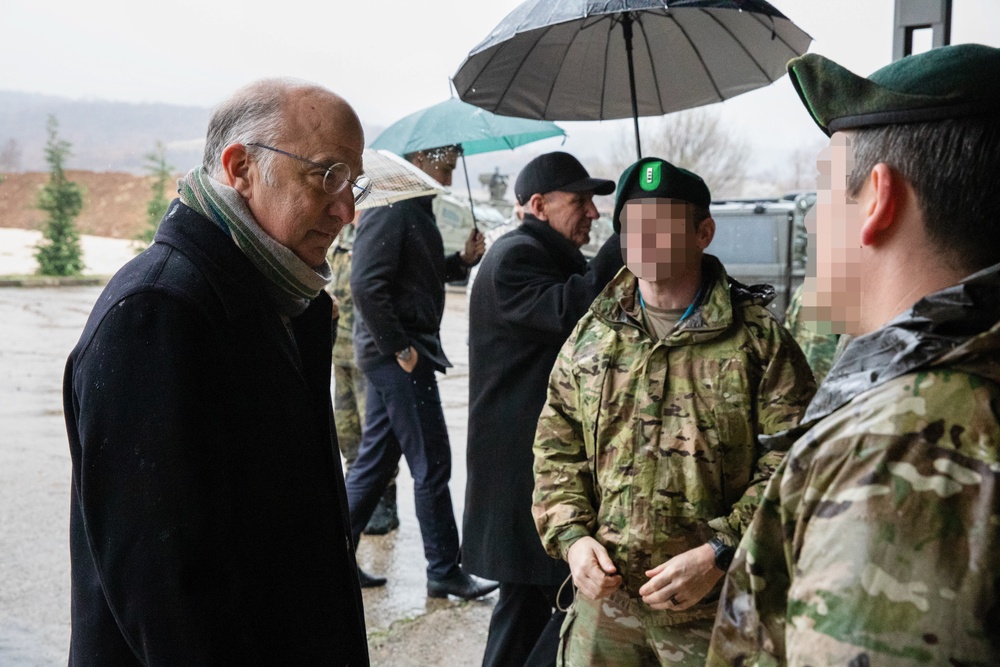 NATO Allies demonstrate interoperability during a visit from during a visit from distinguished guests during Trojan Footprint 24