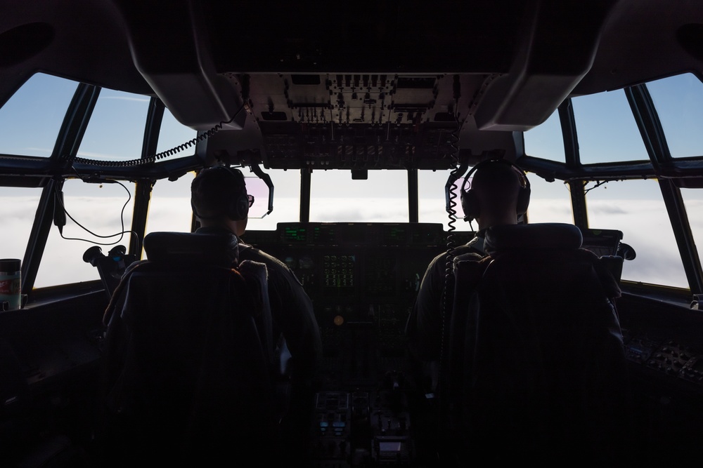 U.S. Marines with Marine Aerial Refueler Transport Squadron (VMGR) 252 conduct flight operations over Norway during Exercise Nordic Response 24