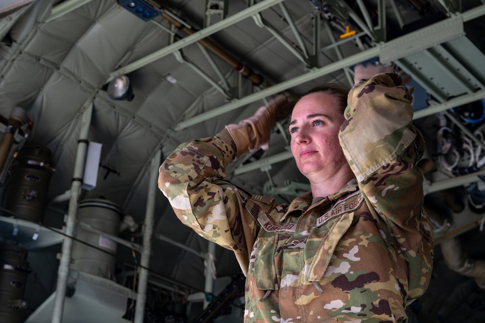 U.S. Air Force airdrops humanitarian aid to Gaza