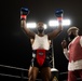 U.S. service members compete during Rumble in the Deid II boxing event