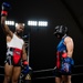 U.S. service members compete during Rumble in the Deid II boxing event