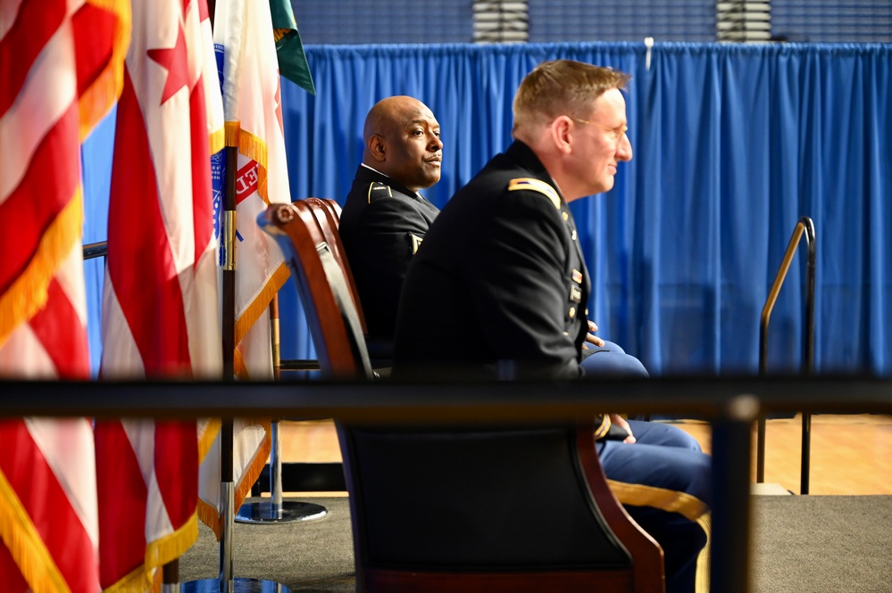 Promotion ceremony in honor of Sgt. Maj. Michael J. Bellamy