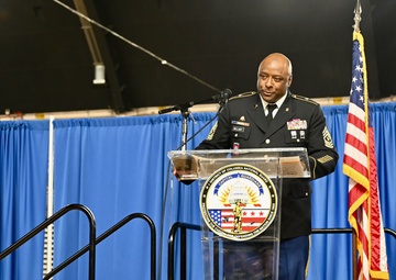 Promotion ceremony in honor of Sgt. Maj. Michael J. Bellamy