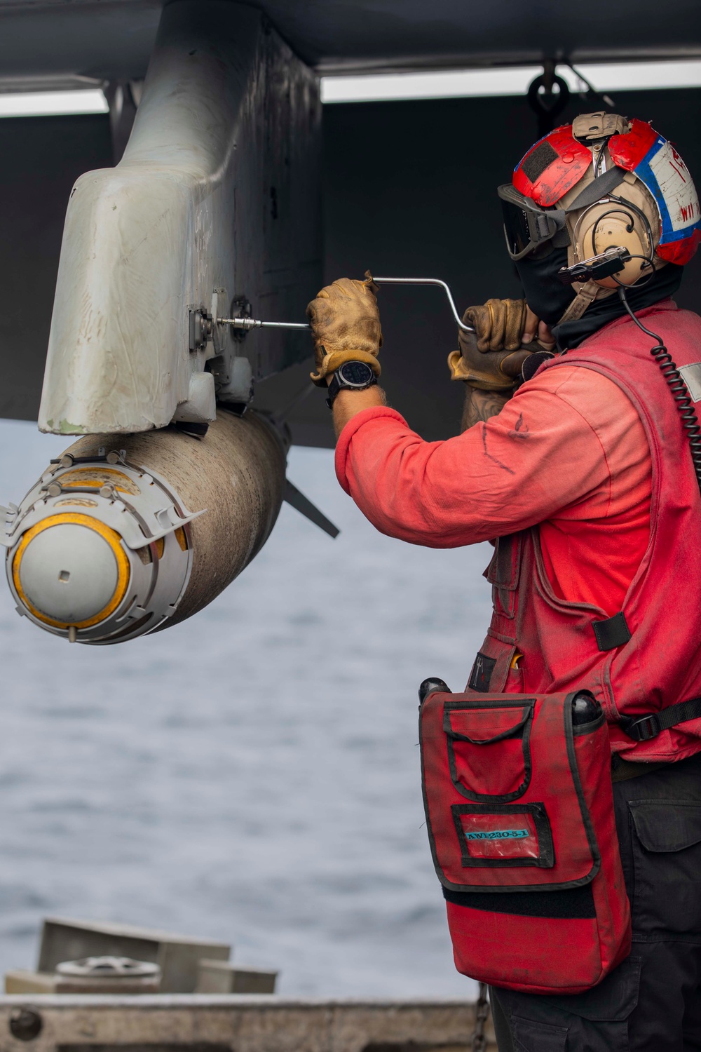 USS Dwight D. Eisenhower Conducts Flight Operations in the Red Sea