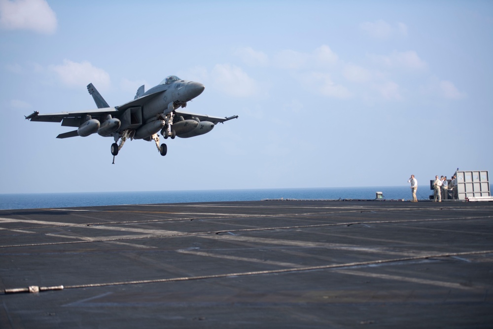 USS Dwight D. Eisenhower Conducts Flight Operations