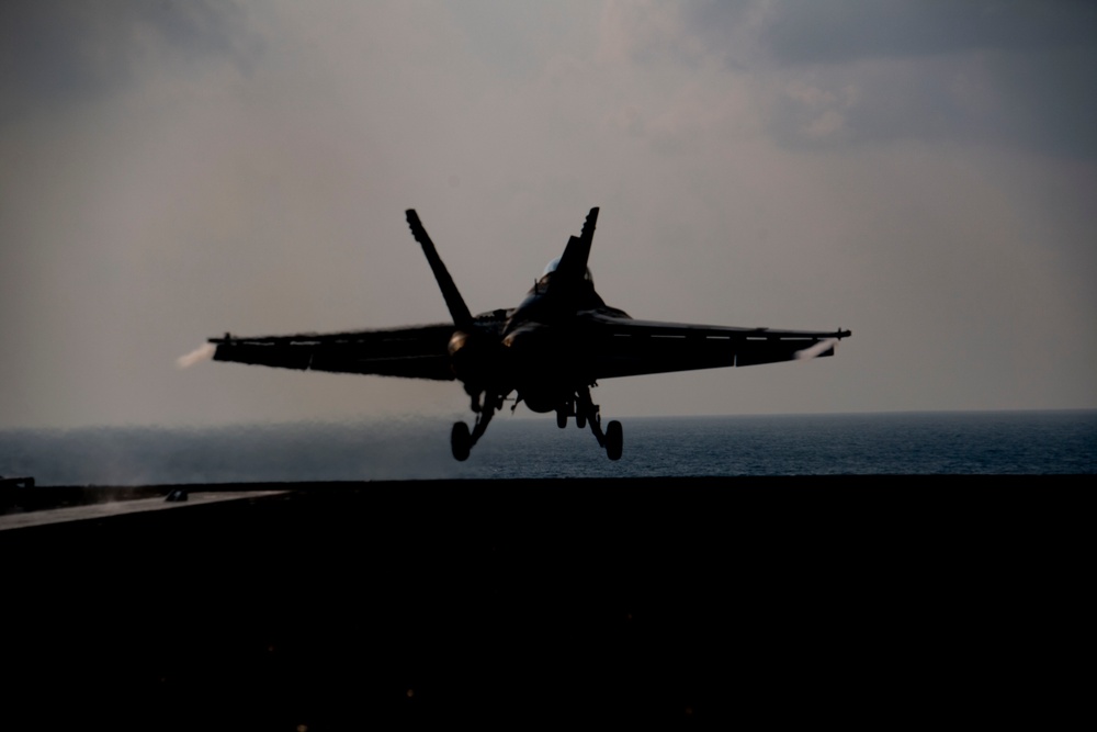 USS Dwight D. Eisenhower Conducts Flight Operations