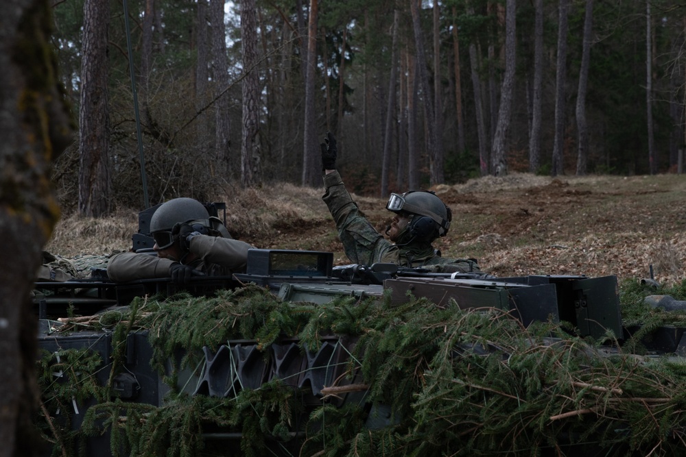 Allied Spirit 24 Participants Conduct Leopard 2-A7 Training