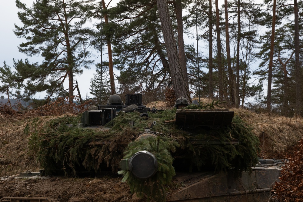 Allied Spirit 24 Participants Conduct Leopard 2-A7 Training