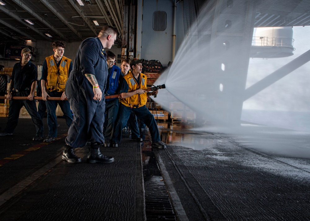 USS Dwight D. Eisenhower Conduct Routine Operations in the Red Sea