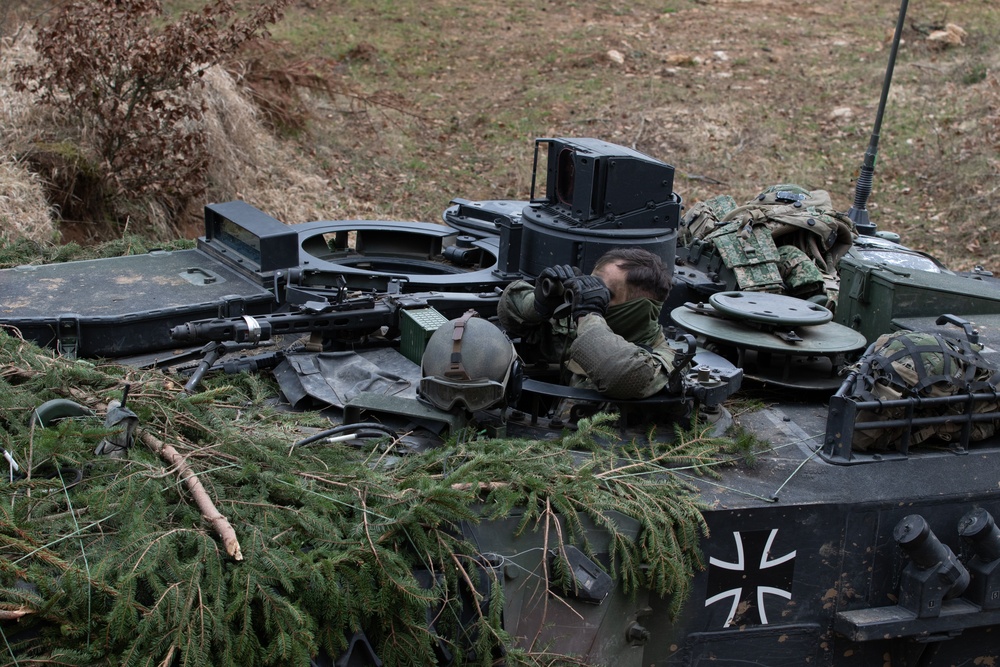 Allied Spirit 24 Participants Conduct Leopard 2-A7 Training