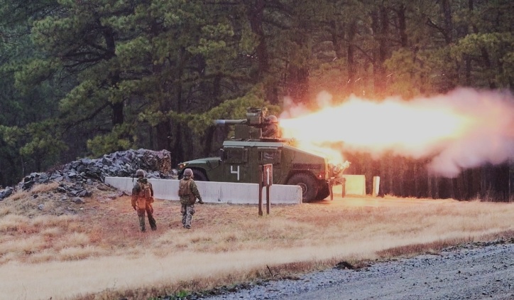 JB MDL-2 BN 25 Marines train with the TOW heavy anti-tank missile weapon system