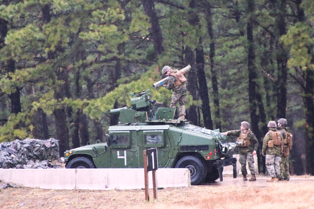 JB MDL-2 BN 25 Marines train with the TOW heavy anti-tank missile weapon system