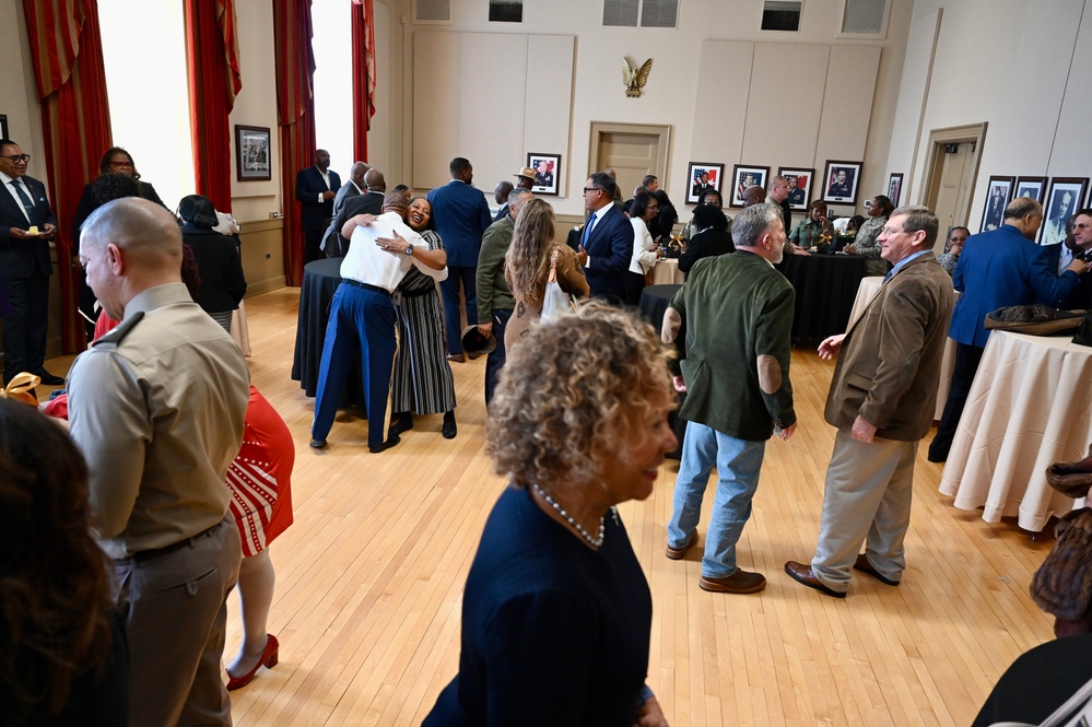 Brig. Gen. Aaron R. Dean II retirement ceremony social