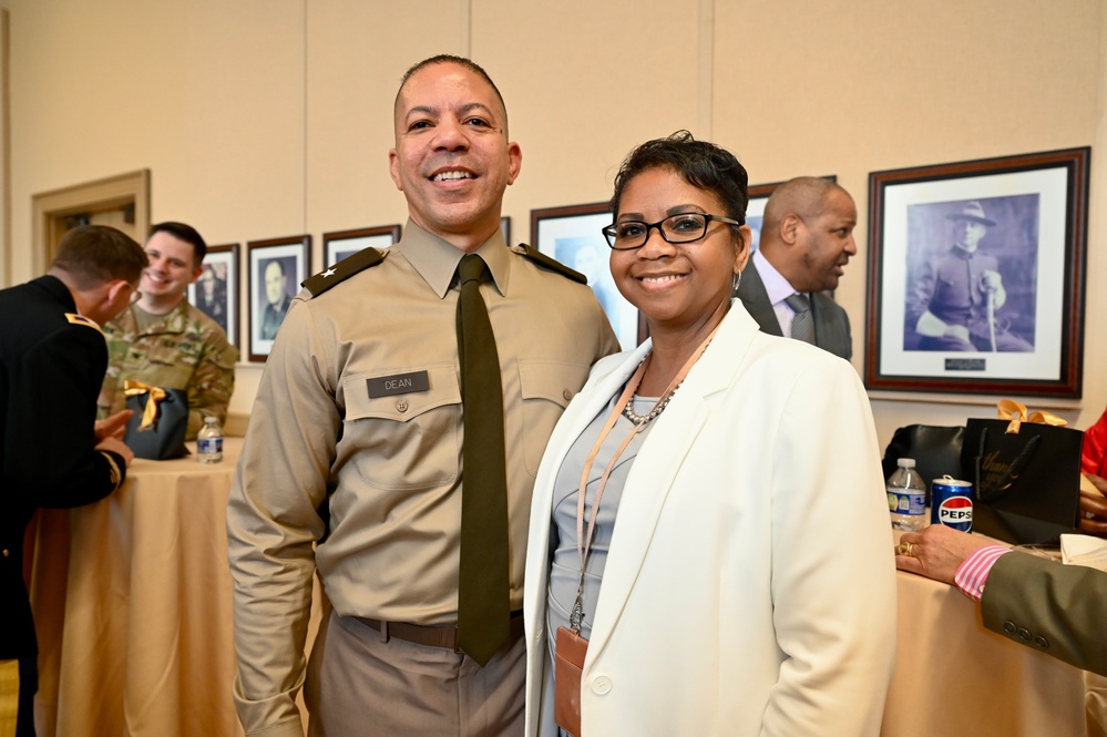 Brig. Gen. Aaron R. Dean II retirement ceremony social