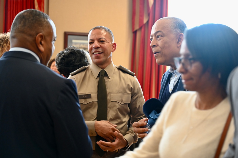 Brig. Gen. Aaron R. Dean II retirement ceremony social