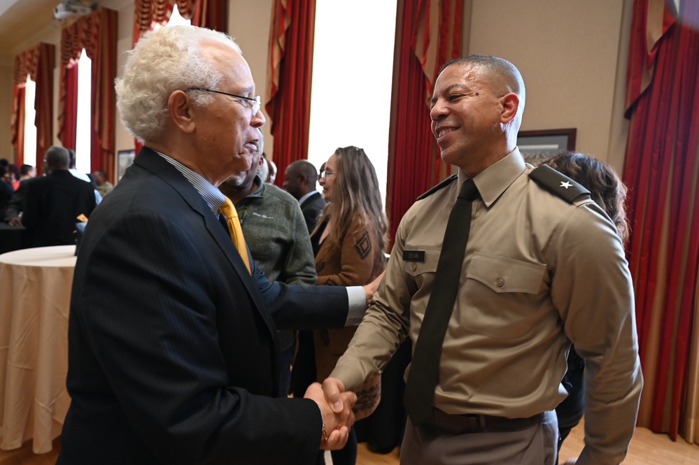 Brig. Gen. Aaron R. Dean II retirement ceremony social