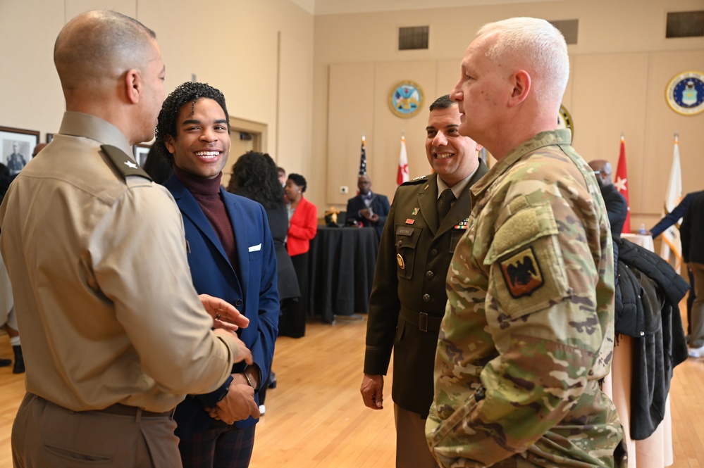 Brig. Gen. Aaron R. Dean II retirement ceremony social