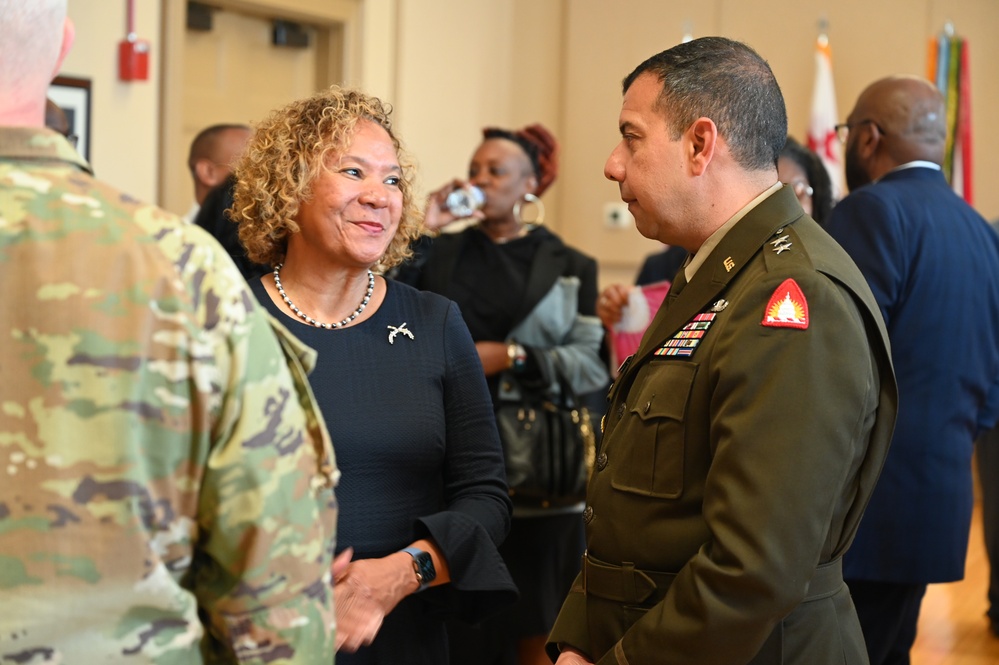 Brig. Gen. Aaron R. Dean II retirement ceremony social