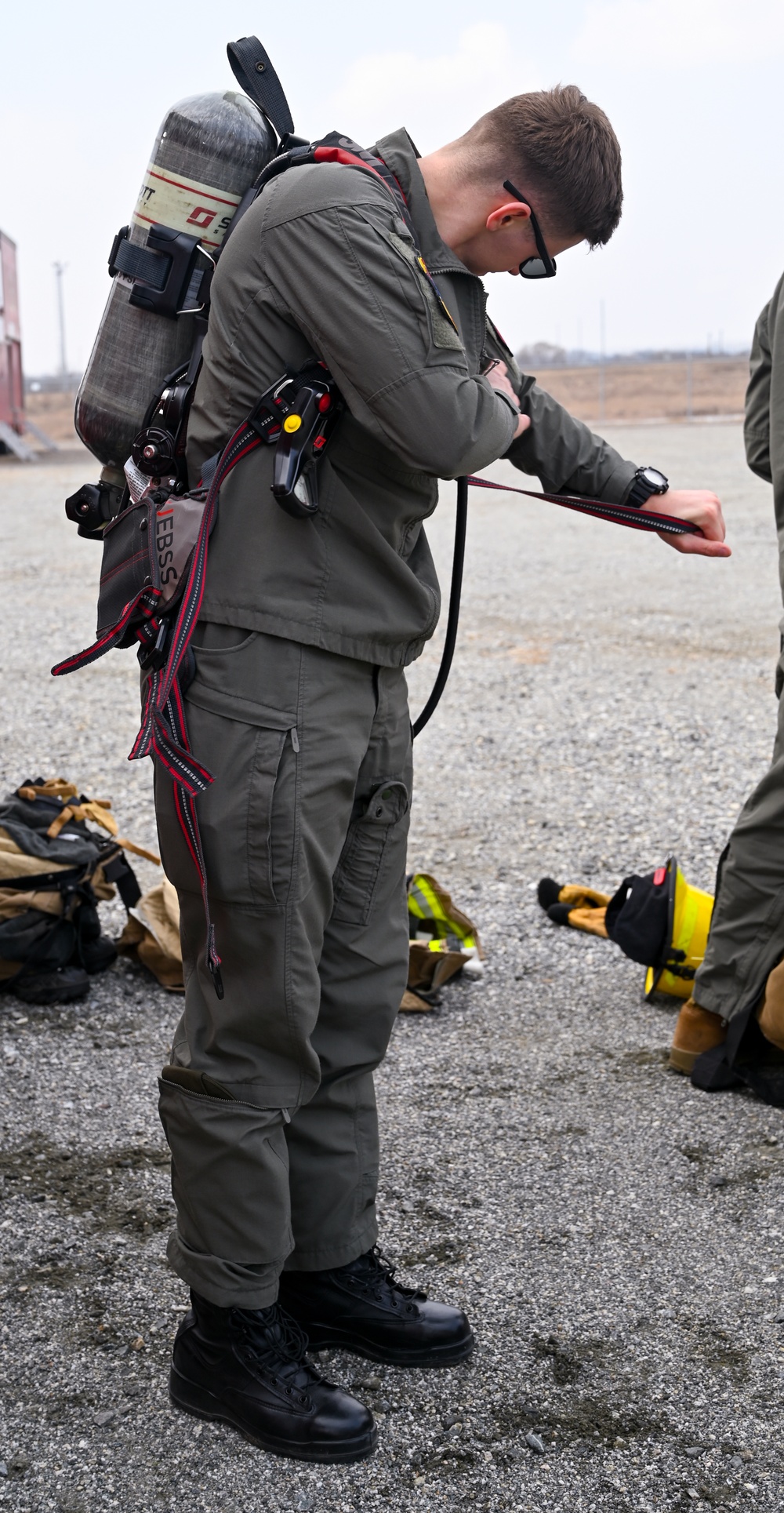 USAG Humphreys Joint Training with USMC Firefighters