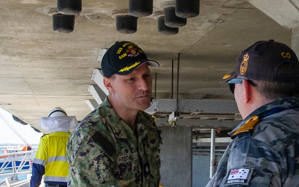 USS Annapolis visits HMAS Stirling