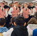 U.S. Naval Academy Glee Club performs for Sullivans Elementary School students