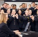 U.S. Naval Academy Glee Club performs for Sullivans Elementary School students