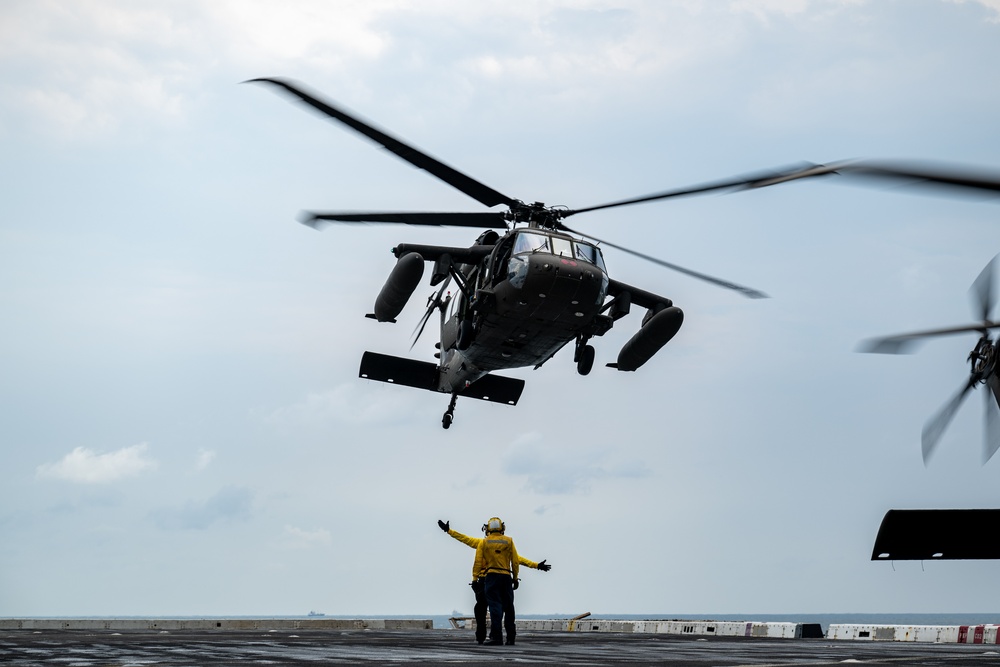 Rear Adm. Scott Visits USS Somerset During CG24