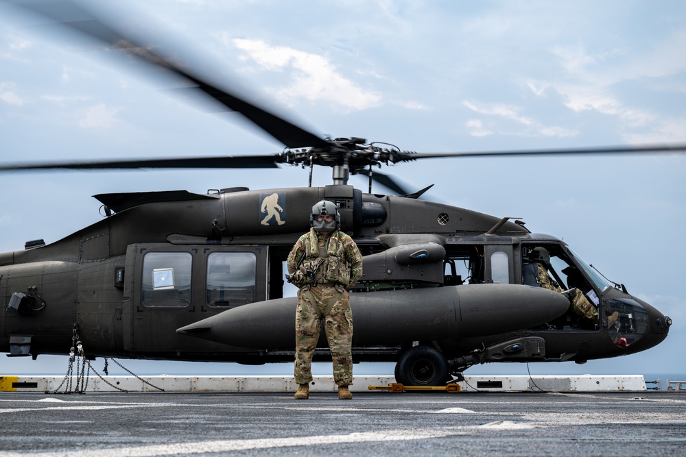 Rear Adm. Scott Visits USS Somerset During CG24
