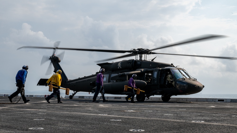 Rear Adm. Scott Visits USS Somerset During CG24