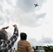Islanders observe U.S. C-130Js flyover during Airborne 24