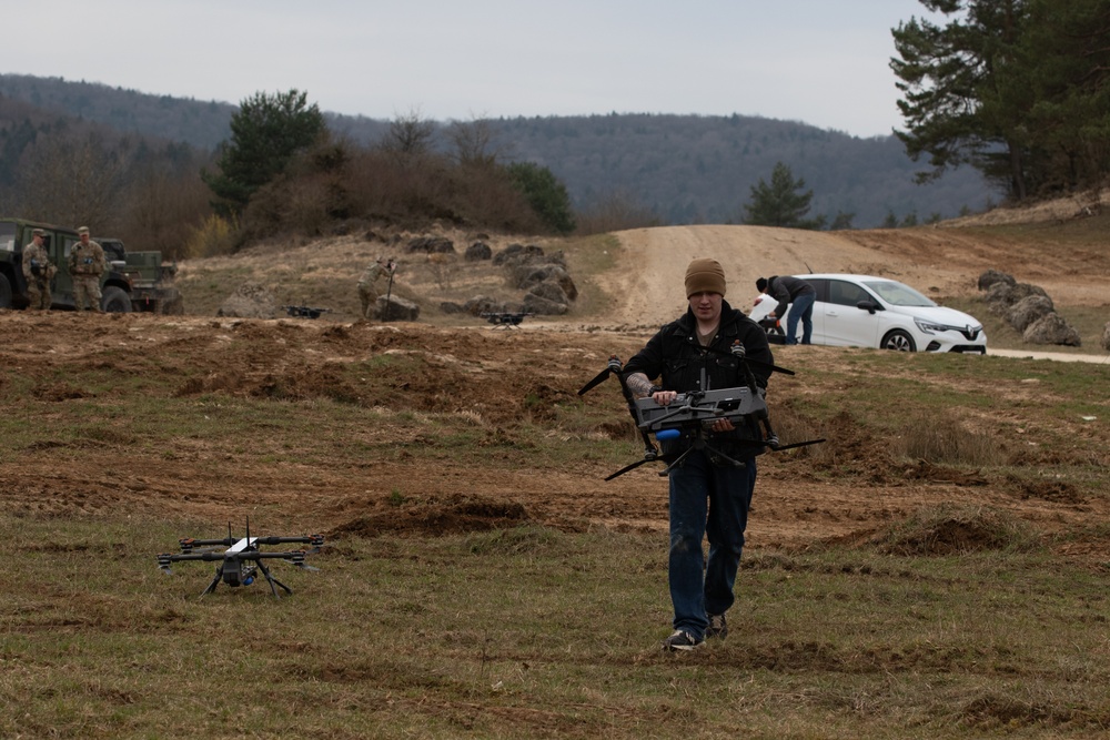 Allied Spirit 24 Participants Conduct Drone Training