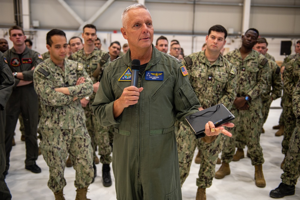 VUP-19 Welcomed to NAS Sigonella, Celebrates New MQ-4C Triton Hangar