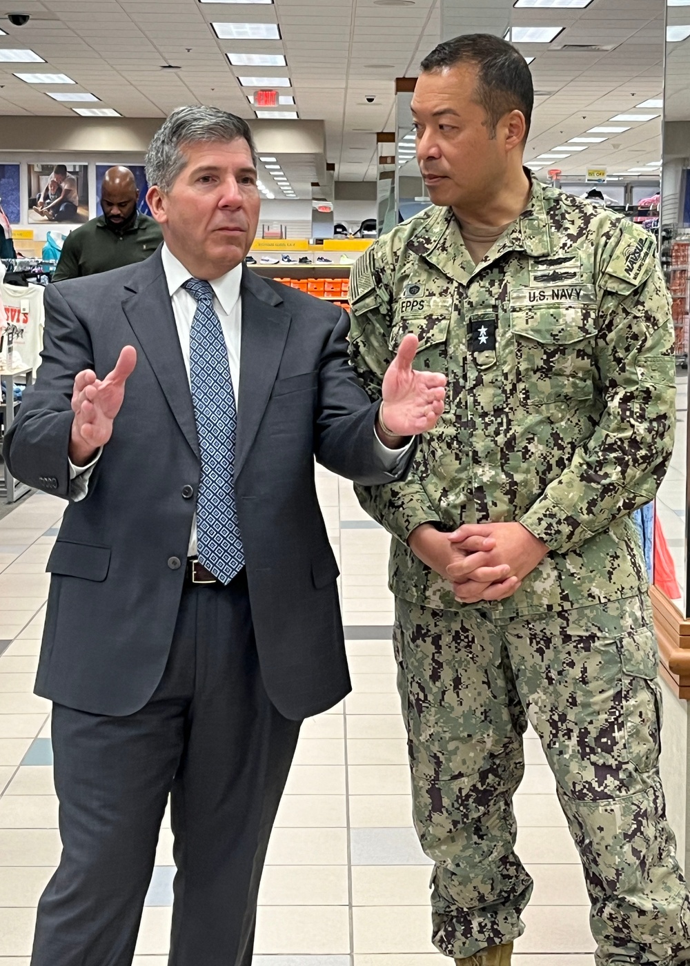 Navy Exchange Service Command Visited by the Chief of the Supply Corps