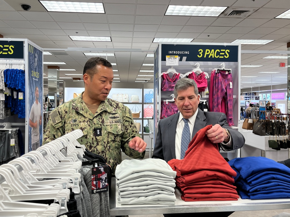 Navy Exchange Service Command Visited by the Chief of the Supply Corps