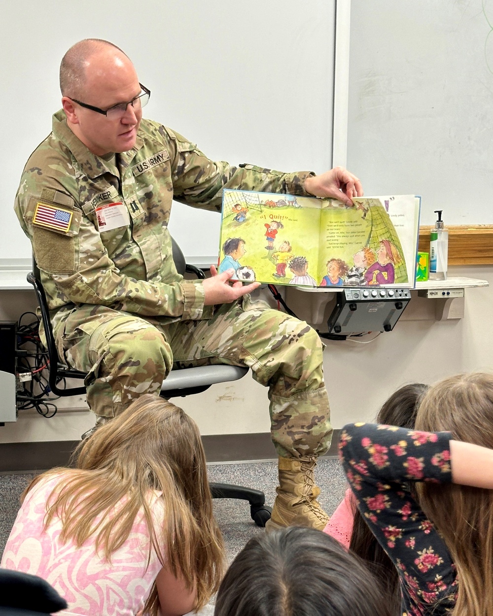 Munson Army Health Center team members help foster child literacy