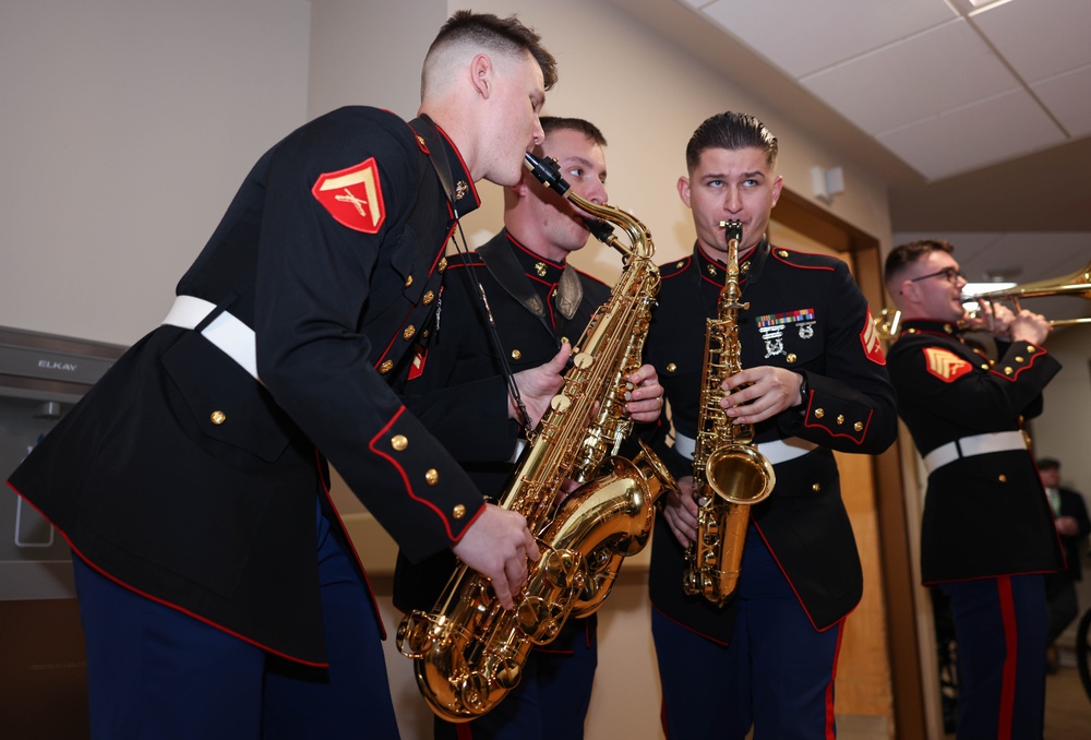 Quantico Marine Band performs at Scranton’s St. Patrick’s Day Parade