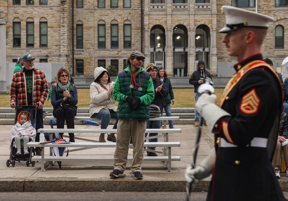 Quantico Marine Band performs at Scranton’s St. Patrick’s Day Parade