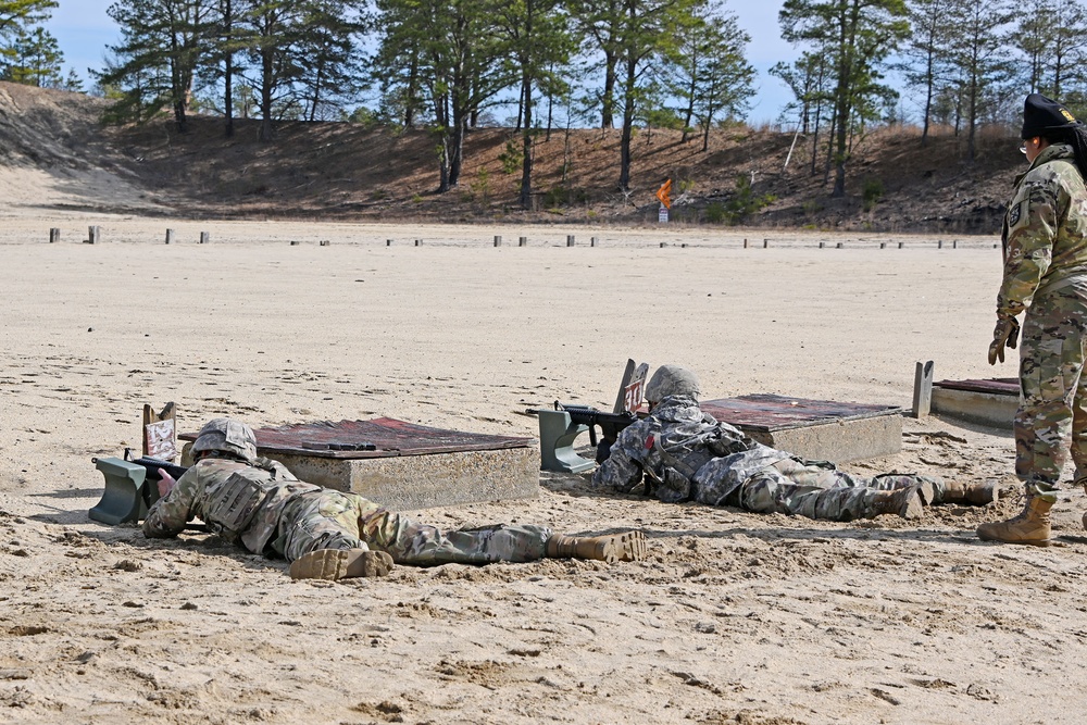 Joint Base McGuire-Dix-Lakehurst- FORDHAM ROTC RANGE 20 TABLE VI QUAL DAY FIRE STAGE 1. March 8th, 2024
