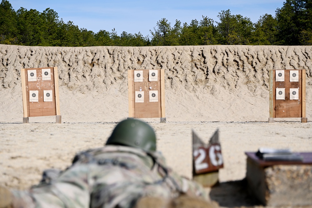 Joint Base McGuire-Dix-Lakehurst- FORDHAM ROTC RANGE 20 TABLE VI QUAL DAY FIRE STAGE 1. March 8th, 2024