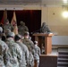Sustainment Soldiers host a transfer of authority ceremony