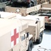 Army logistics vessels transport cargo during training exercise