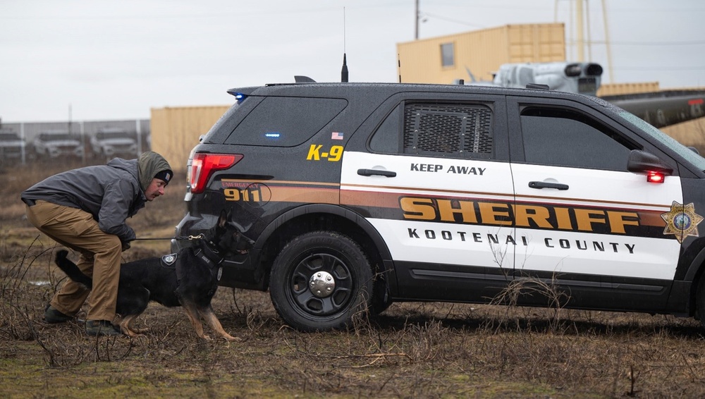 92nd SFS hosts interagency military working dog training at FAFB