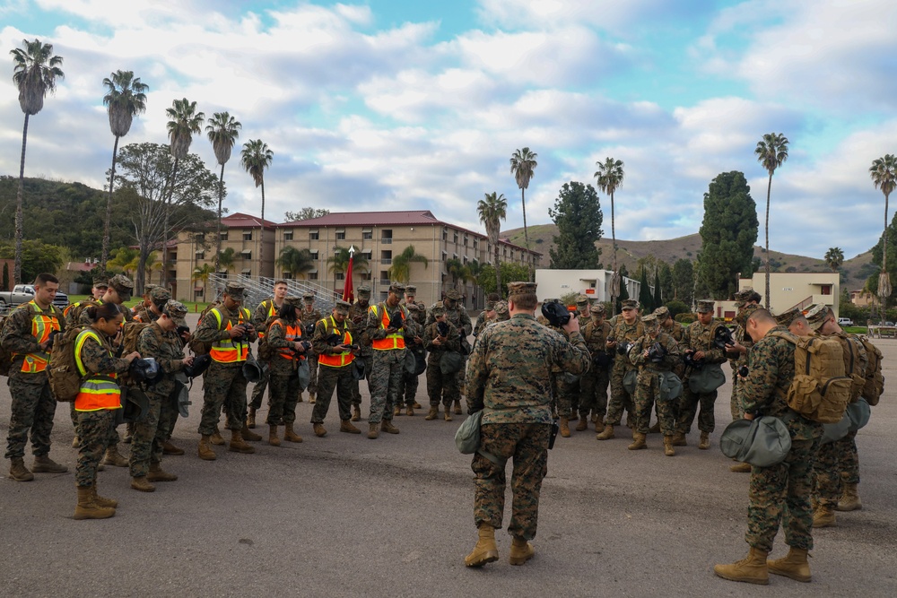 MALS-39 conducts annual Gas Chamber Qualification with a company hike