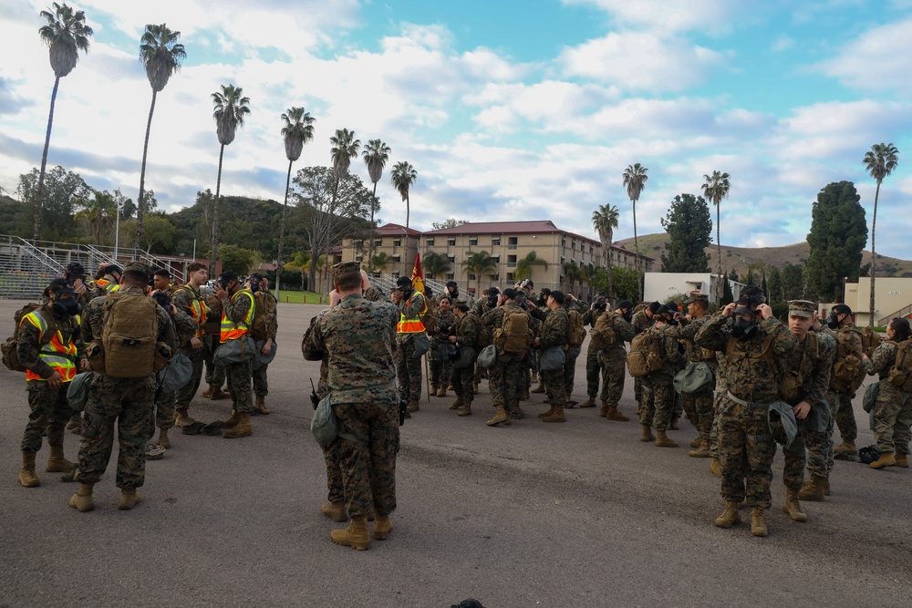 MALS-39 conducts annual Gas Chamber Qualification with a company hike