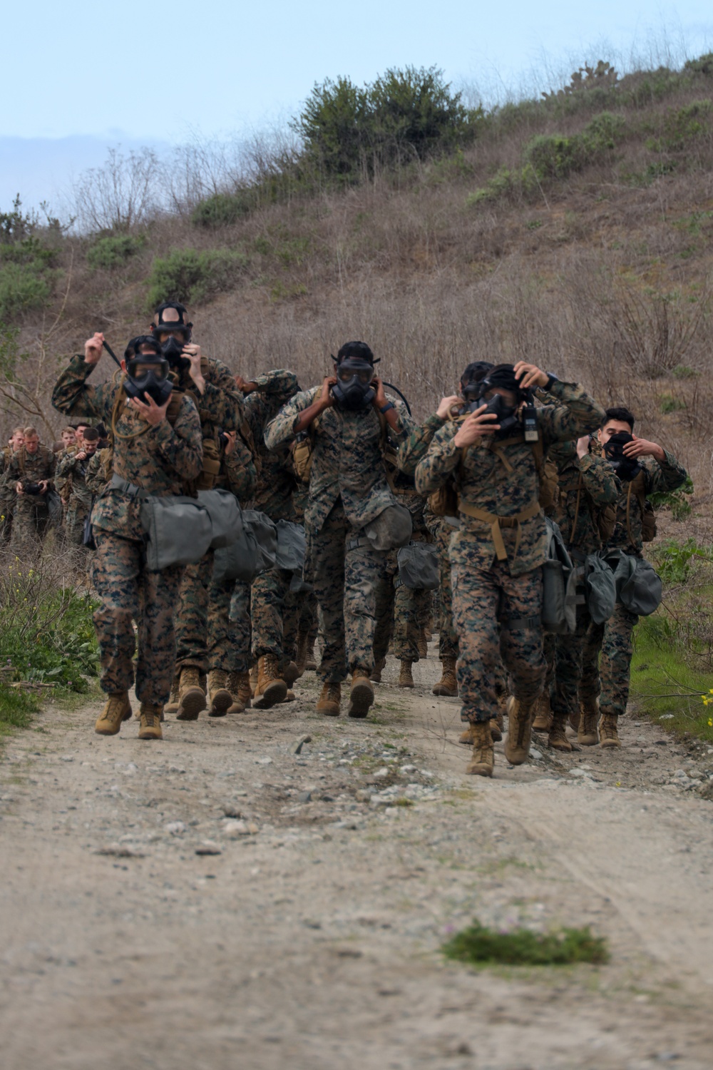 MALS-39 conducts annual Gas Chamber Qualification with a company hike