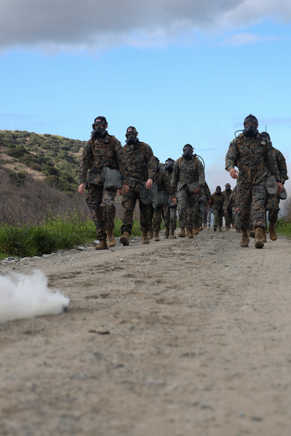 MALS-39 conducts annual Gas Chamber Qualification with a company hike