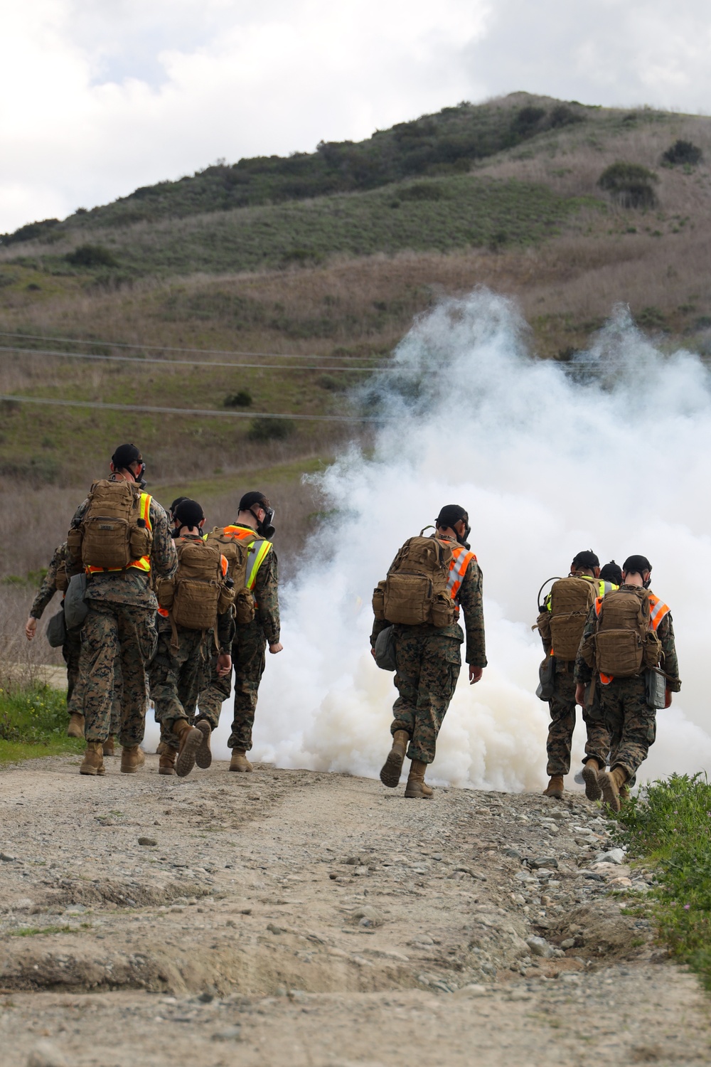 MALS-39 conducts annual Gas Chamber Qualification with a company hike